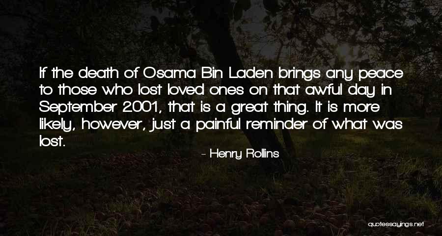 Osama Bin Laden's Death Quotes By Henry Rollins