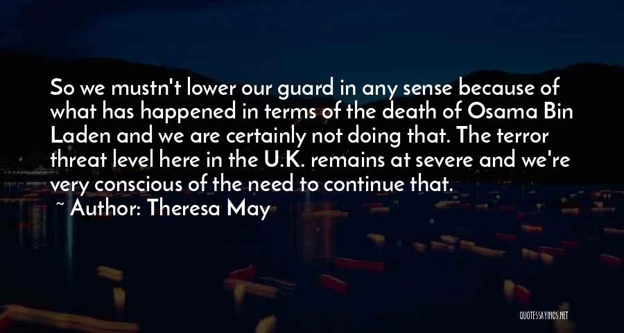 Osama Bin Laden's Death Quotes By Theresa May