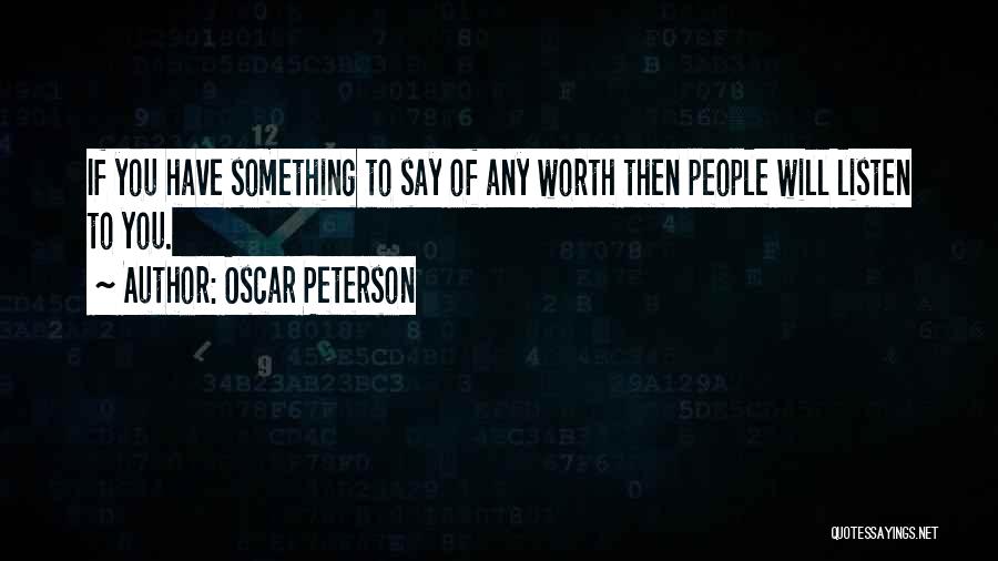 Oscar Peterson Quotes 454562