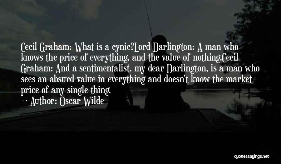 Oscar Wilde Cynic Quotes By Oscar Wilde