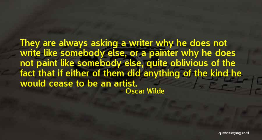 Oscar Wilde On Writing Quotes By Oscar Wilde