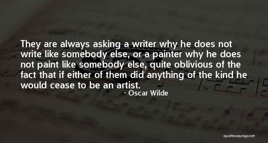 Oscar Wilde Writing Quotes By Oscar Wilde