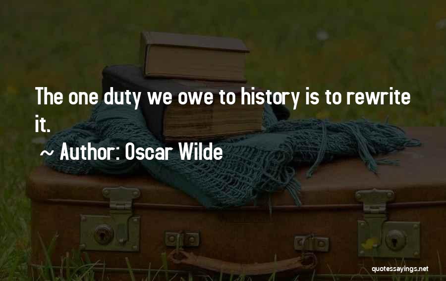 Oscar Wilde's Writing Quotes By Oscar Wilde