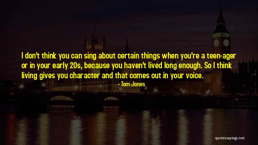 Oscuridad Cynthia Quotes By Tom Jones