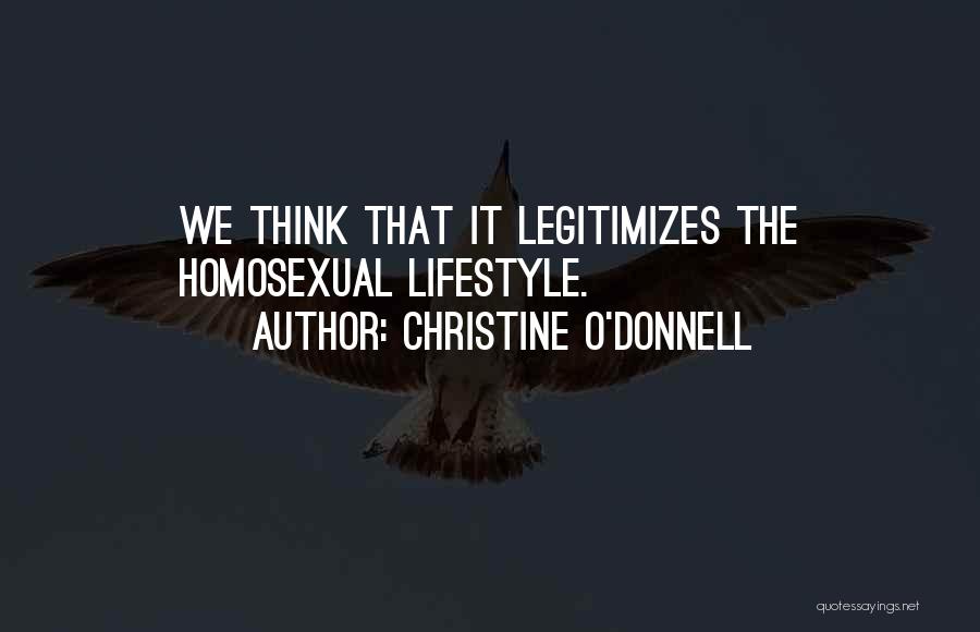 O'shaughnessy Quotes By Christine O'Donnell