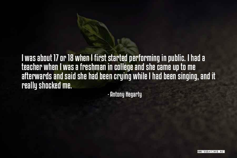 Osinski Law Quotes By Antony Hegarty Osinski Law Quotes By Antony Hegarty