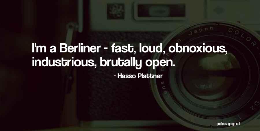 Osiride Pillars Quotes By Hasso Plattner Osiride Pillars Quotes By Hasso Plattner