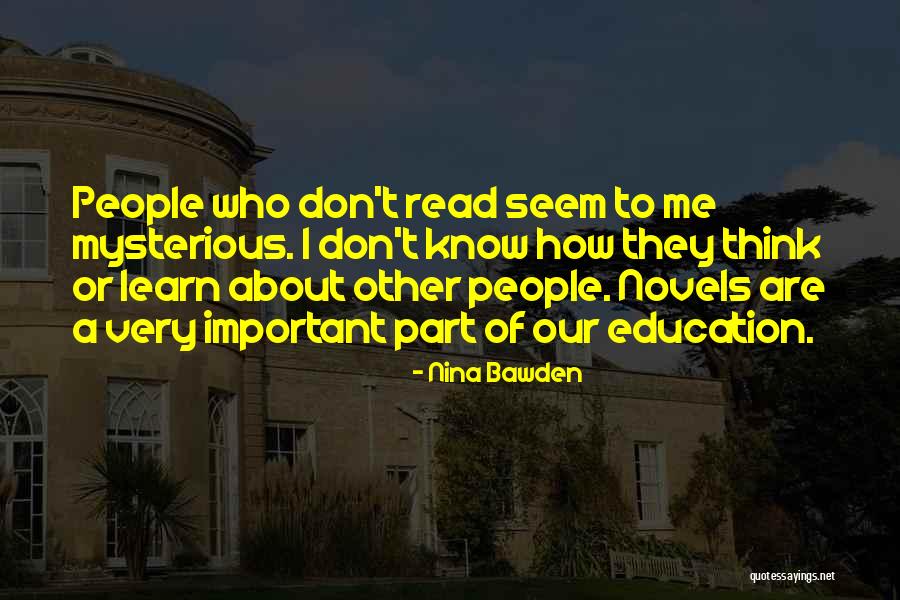 Osjeti I Percepcija Quotes By Nina Bawden Osjeti I Percepcija Quotes By Nina Bawden