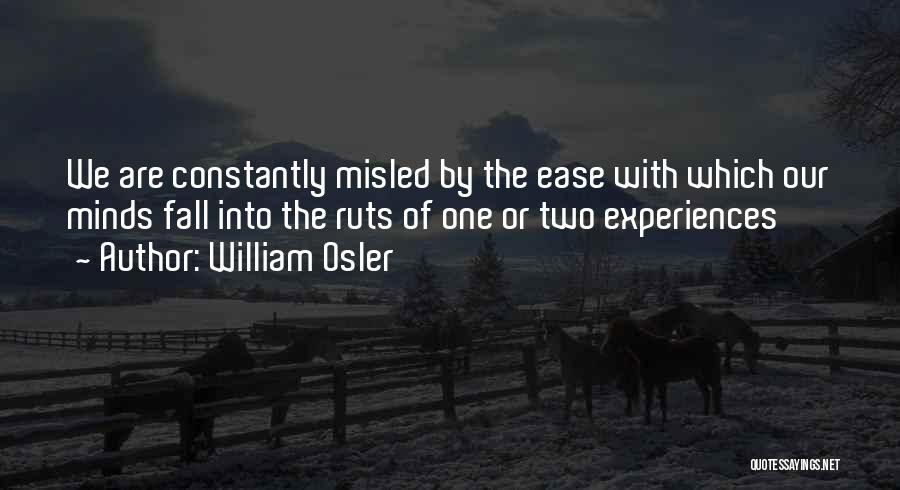 Osler Quotes By William Osler