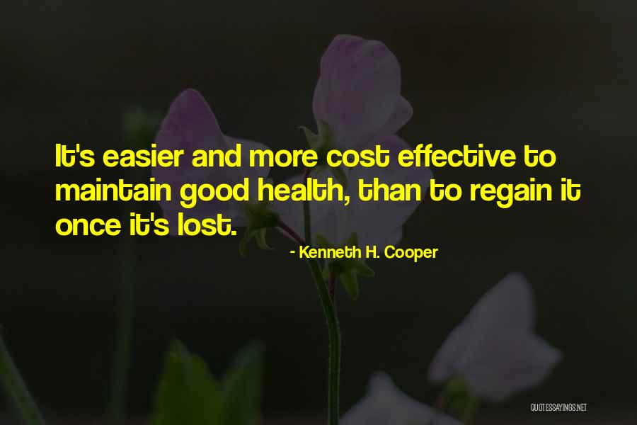 Osmonics Quotes By Kenneth H. Cooper Osmonics Quotes By Kenneth H. Cooper