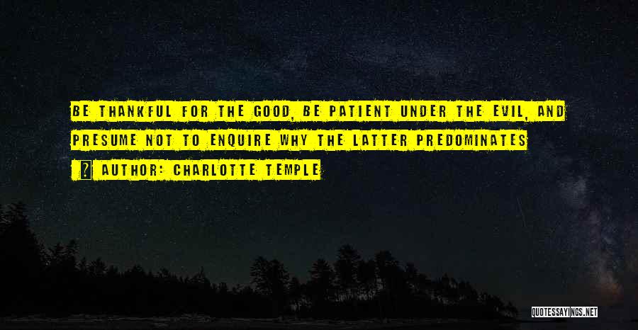 Osseous Metastatic Disease Quotes By Charlotte Temple