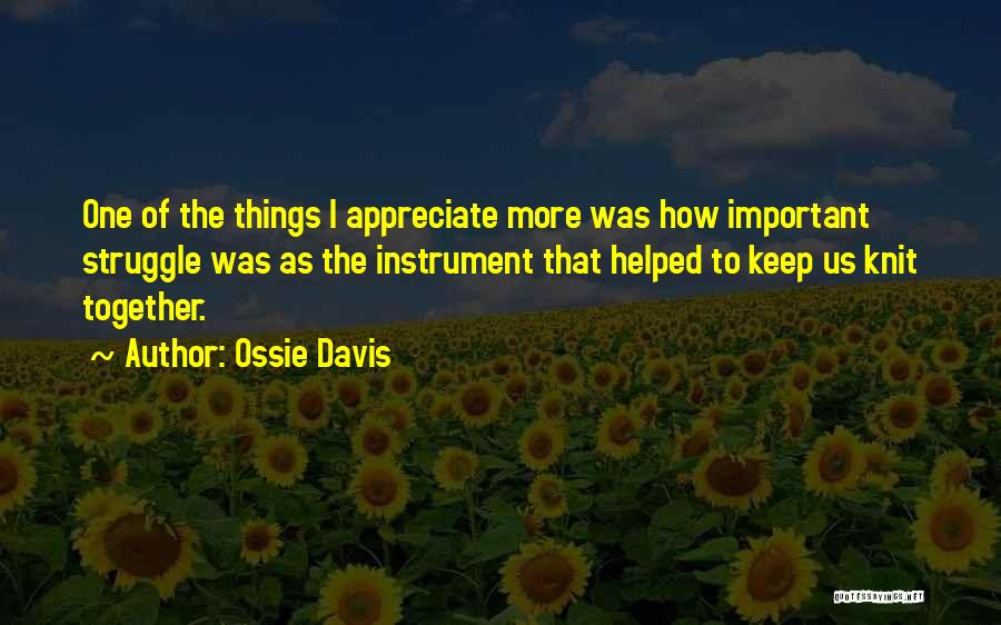 Ossie Davis Quotes 2078597