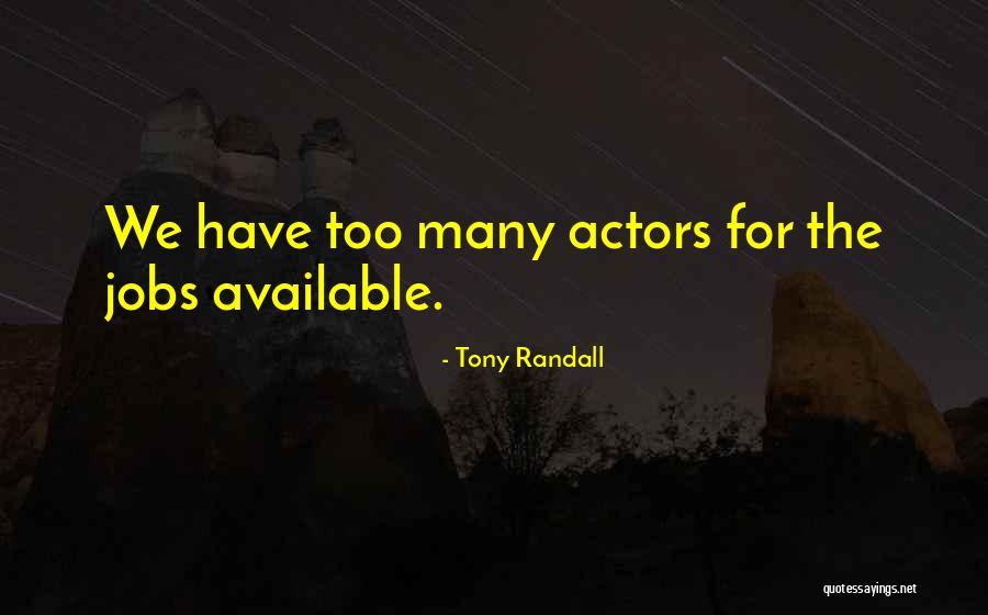 Ostali Su Quotes By Tony Randall Ostali Su Quotes By Tony Randall