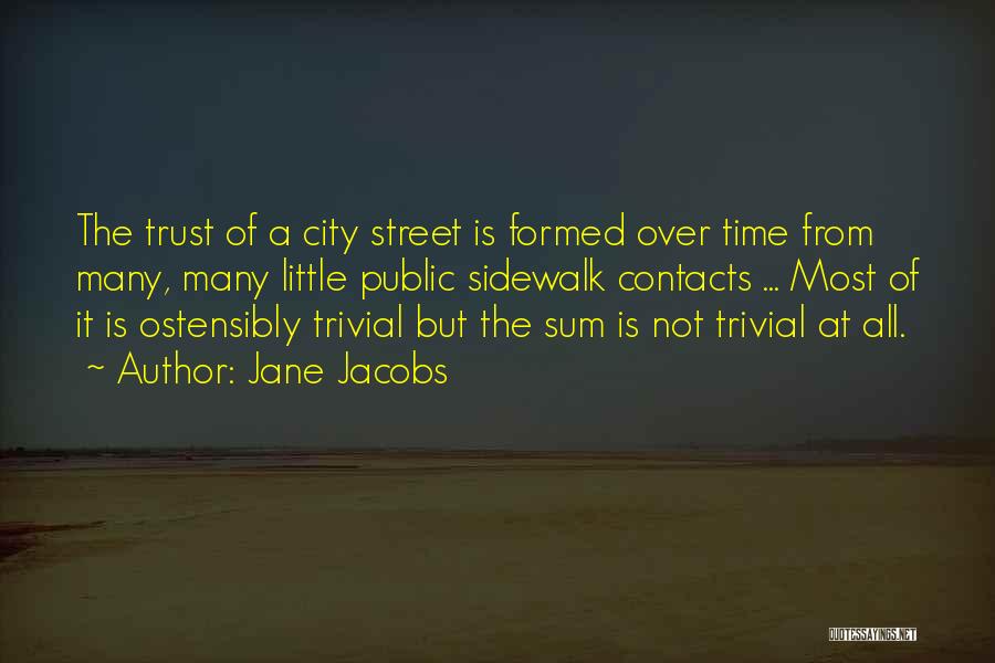 Ostensibly Quotes By Jane Jacobs