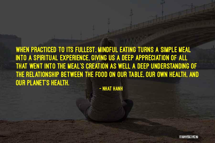 Ostentar Adjetivo Quotes By Nhat Hanh Ostentar Adjetivo Quotes By Nhat Hanh