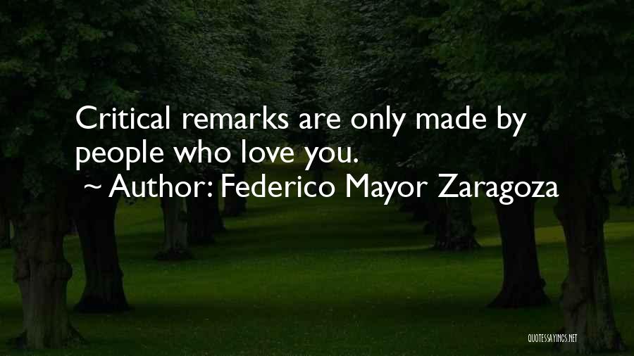 Ostermeier Hanau Quotes By Federico Mayor Zaragoza