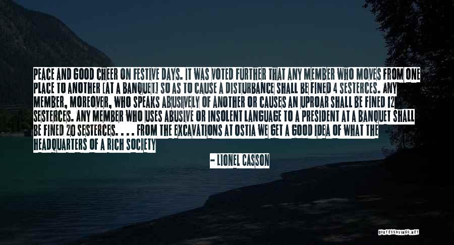 Ostia Quotes By Lionel Casson Ostia Quotes By Lionel Casson