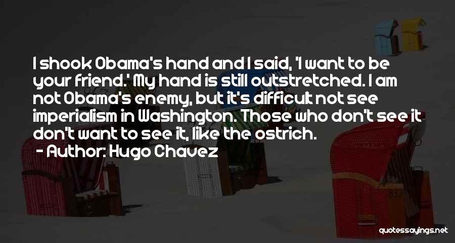 Ostrich Quotes By Hugo Chavez
