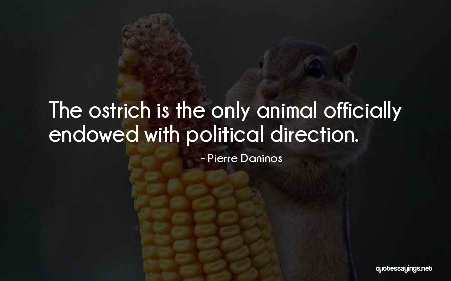 Ostrich Quotes By Pierre Daninos