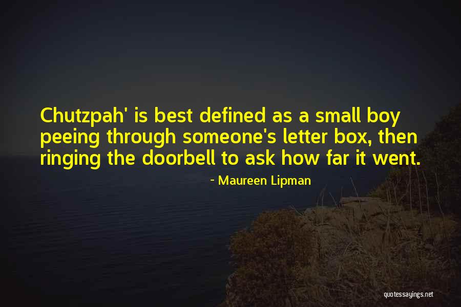 Ostrov Man Quotes By Maureen Lipman Ostrov Man Quotes By Maureen Lipman