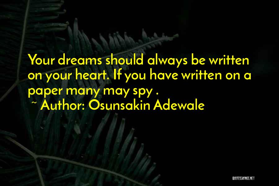 Osunsakin Adewale Quotes 1308152