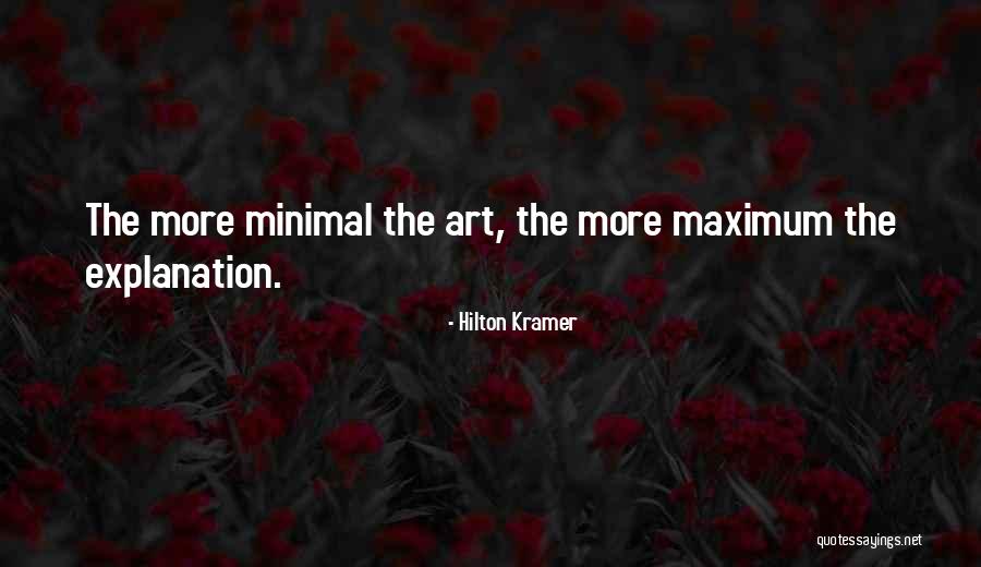 Oszter D S Quotes By Hilton Kramer Oszter D S Quotes By Hilton Kramer