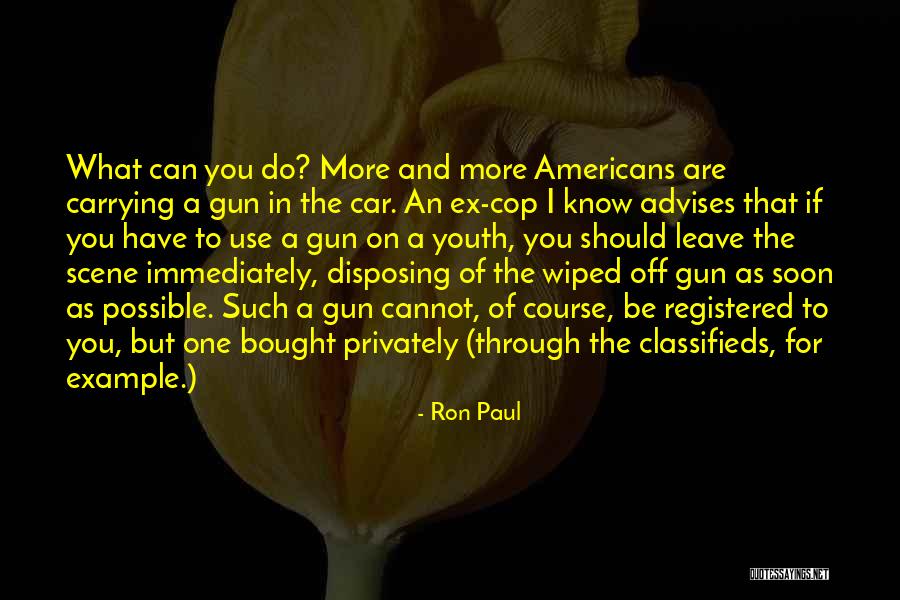 Other Classifieds Quotes By Ron Paul Other Classifieds Quotes By Ron Paul