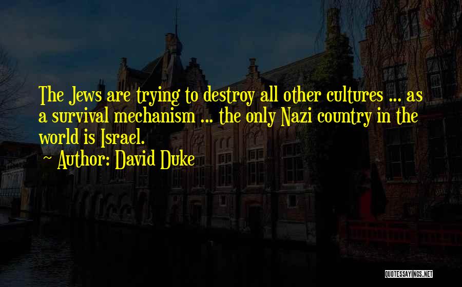 Other Cultures Quotes By David Duke