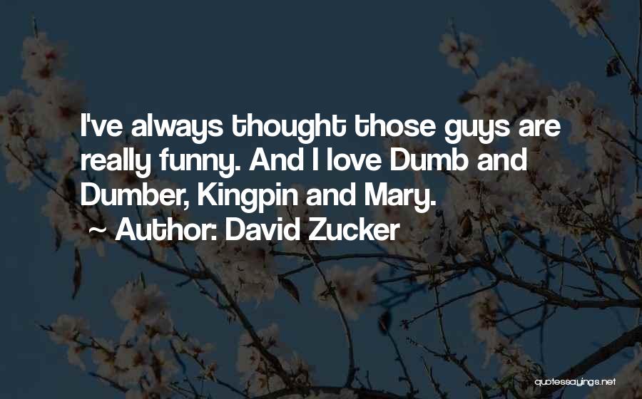 Other Guys Funny Quotes By David Zucker