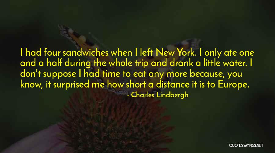 Other Half Short Quotes By Charles Lindbergh