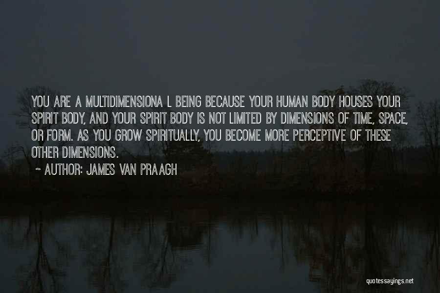 Other Human Body Quotes By James Van Praagh