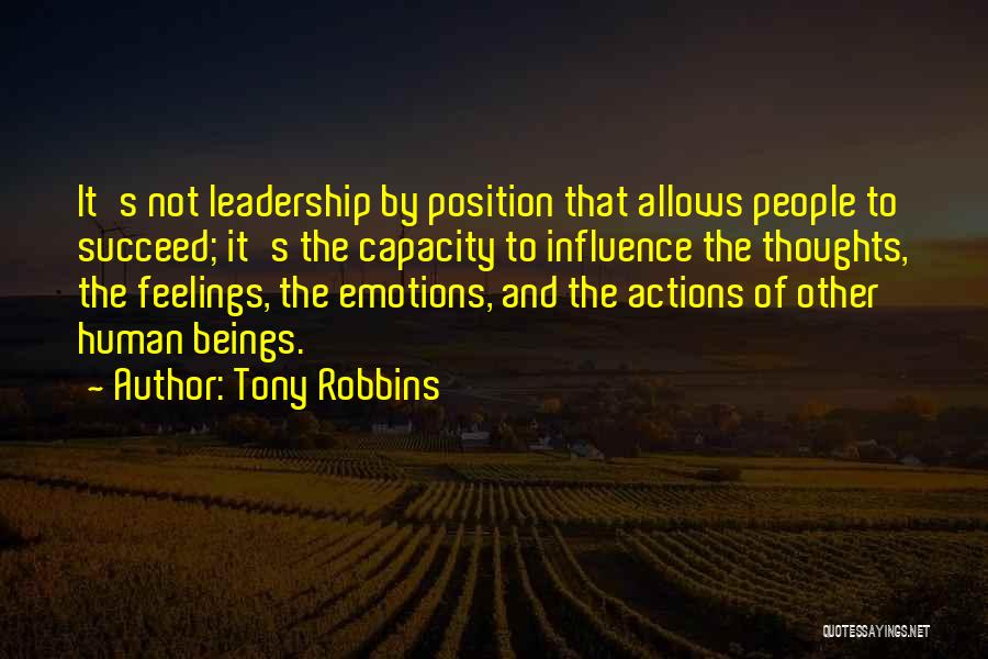 Other People's Actions Quotes By Tony Robbins