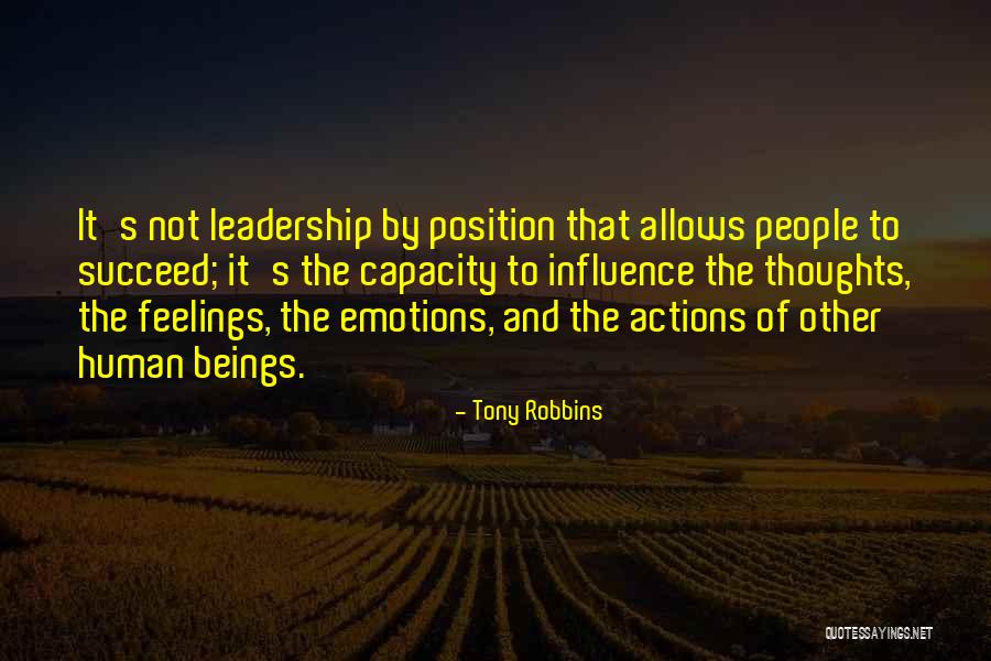 Other People's Actions Quotes By Tony Robbins