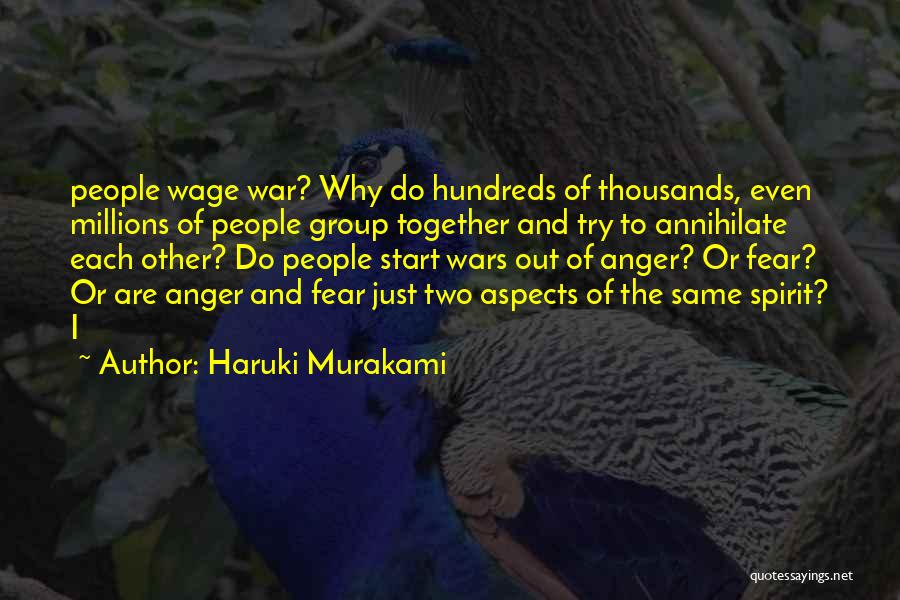 Other People's Anger Quotes By Haruki Murakami