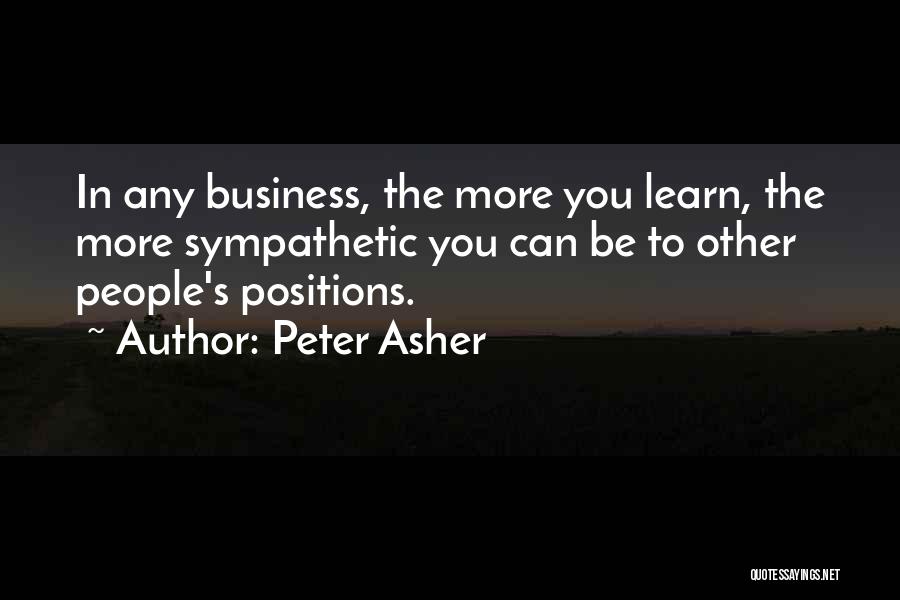 Other People's Business Quotes By Peter Asher