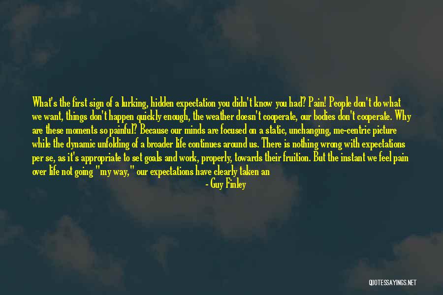 Other People's Expectations Quotes By Guy Finley