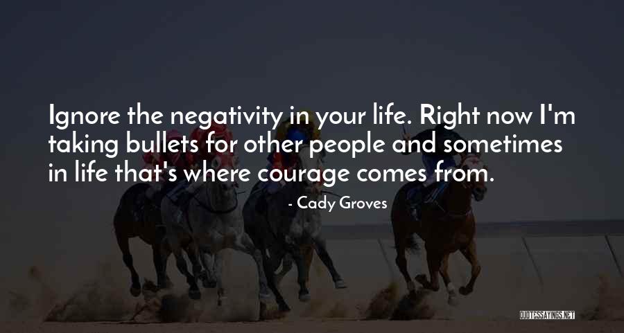 Other People's Negativity Quotes By Cady Groves