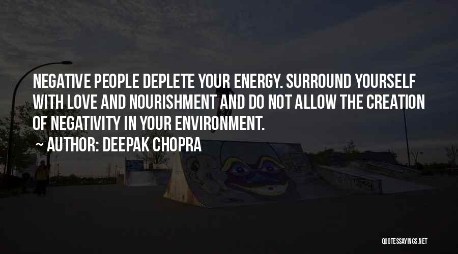 Other People's Negativity Quotes By Deepak Chopra