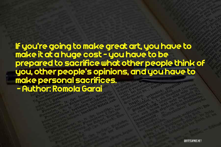 Other People's Opinions Quotes By Romola Garai