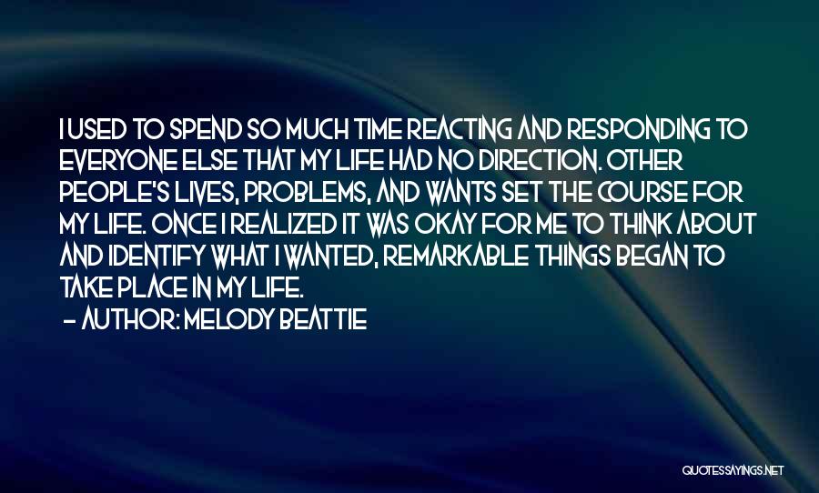 Other People's Problems Quotes By Melody Beattie