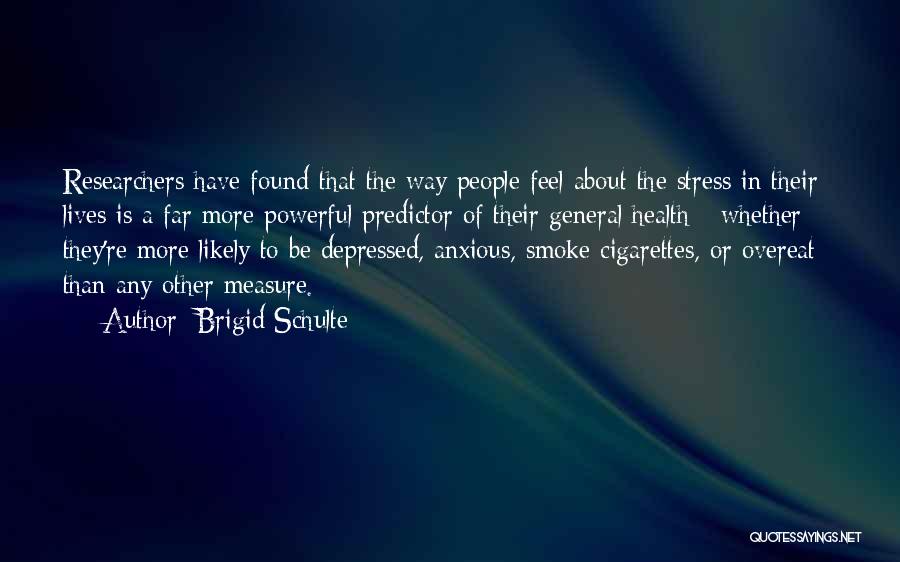 Other People's Stress Quotes By Brigid Schulte