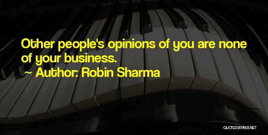 Other People's Success Quotes By Robin Sharma