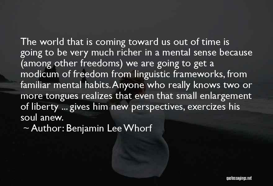 Other Perspectives Quotes By Benjamin Lee Whorf