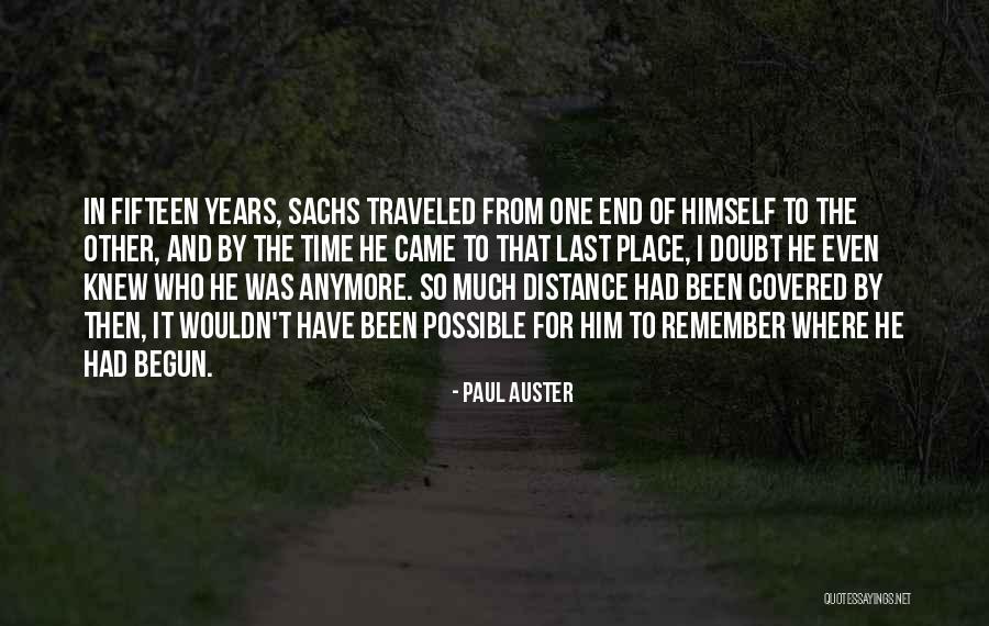 Other Place Quotes By Paul Auster