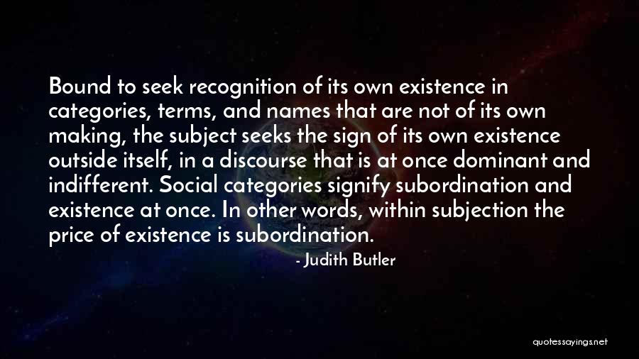 Other Words Quotes By Judith Butler Other Words Quotes By Judith Butler