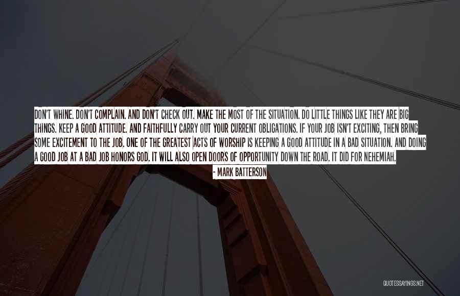 Others Bad Attitude Quotes By Mark Batterson Others Bad Attitude Quotes By Mark Batterson