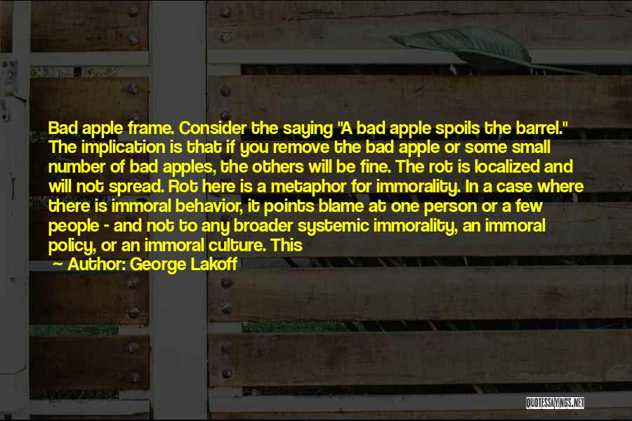 Others Blame You Quotes By George Lakoff