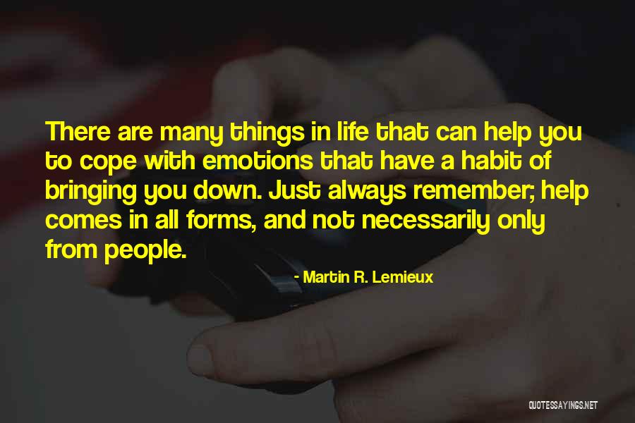 Others Bringing You Down Quotes By Martin R. Lemieux