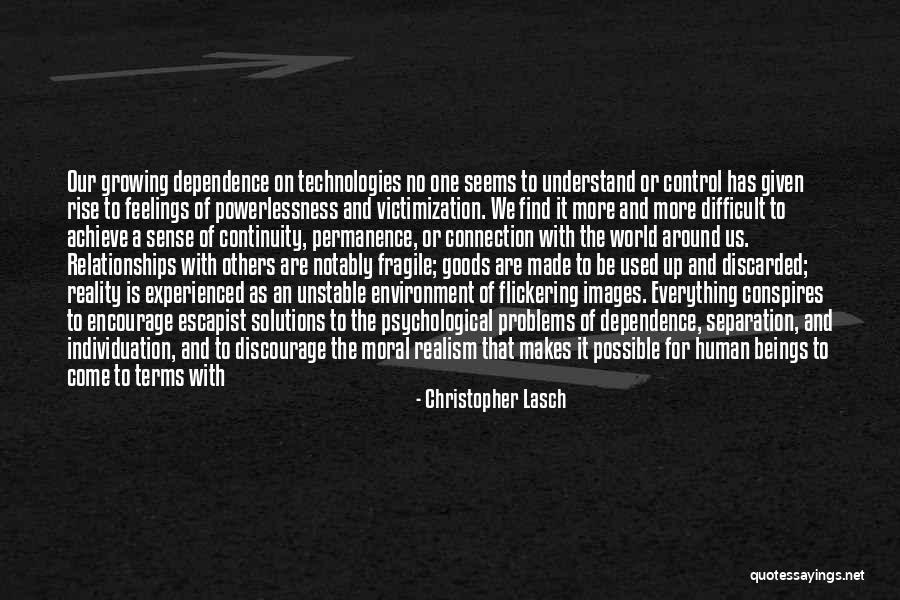 Others Feelings Quotes By Christopher Lasch