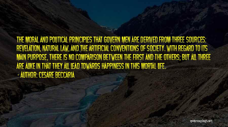 Others Happiness Quotes By Cesare Beccaria